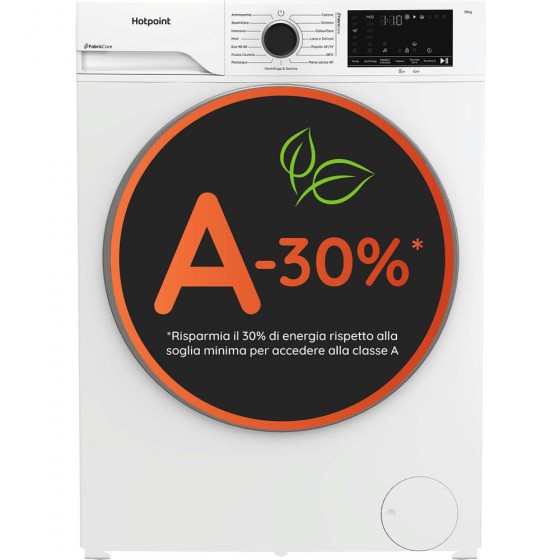 HOTPOINT Lavatrice 10KG Vapore Classe A -30% HB 103 CARE IT